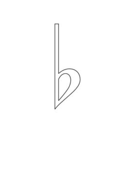 Dibujo de Plano Natural en Notas Musicales para Colorear