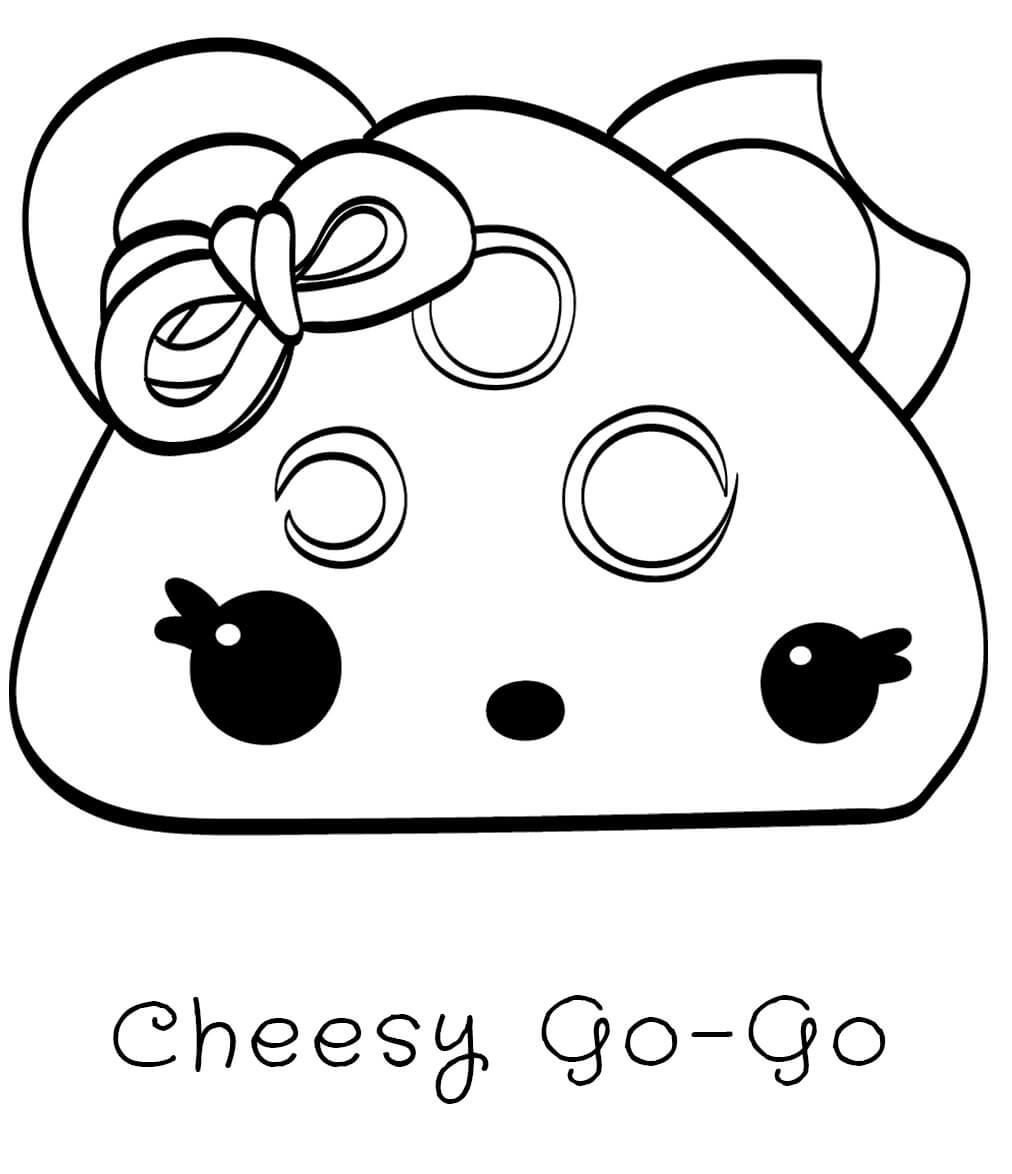 Dibujo de Chessy Go Go en Num Noms para Colorear