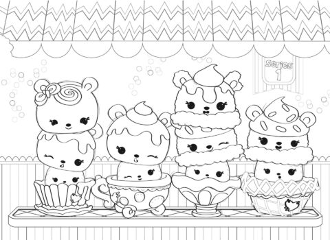 Dibujo de Todos los Caracteres en Num Noms para Colorear