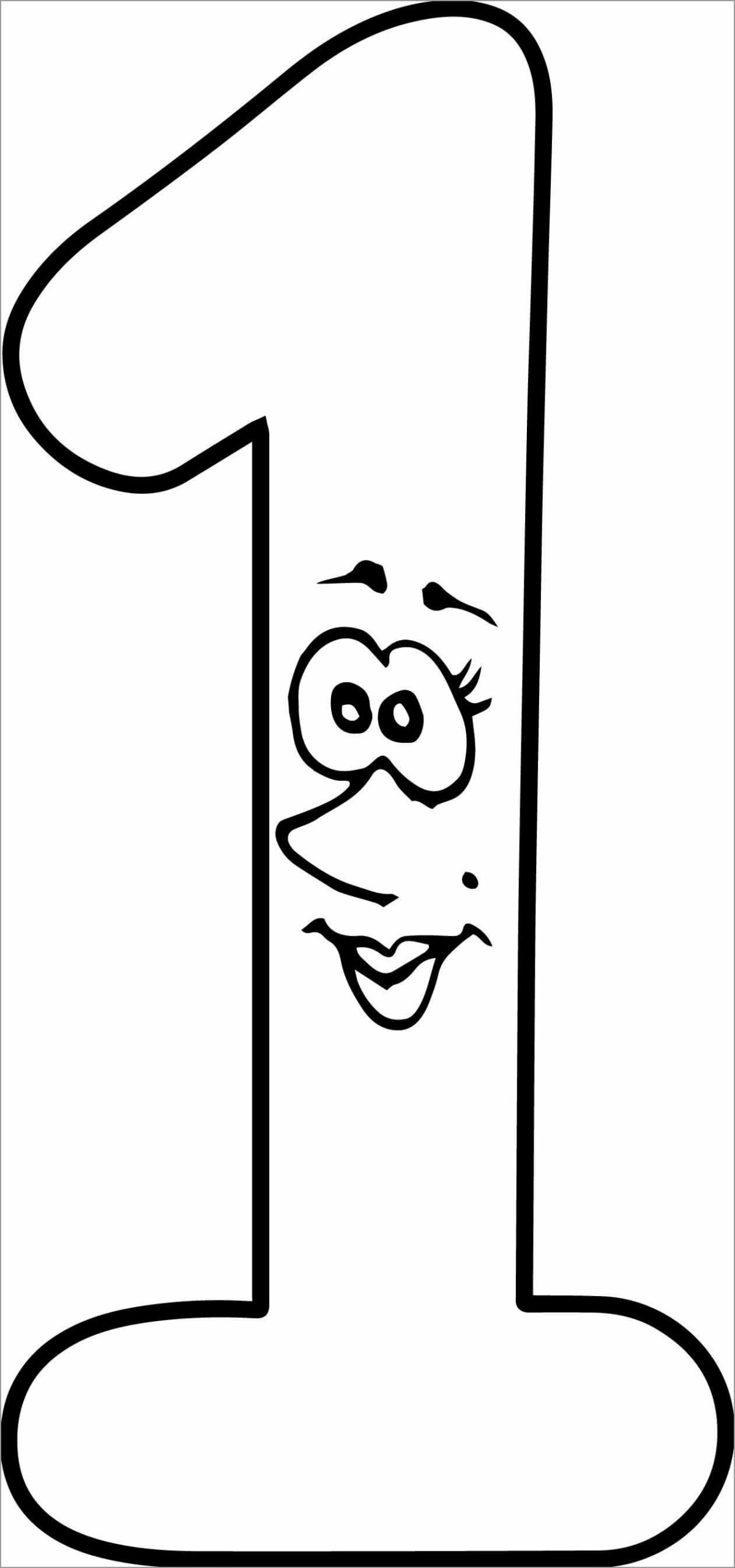 Dibujo de Caricatura número 1 Scaled para Colorear