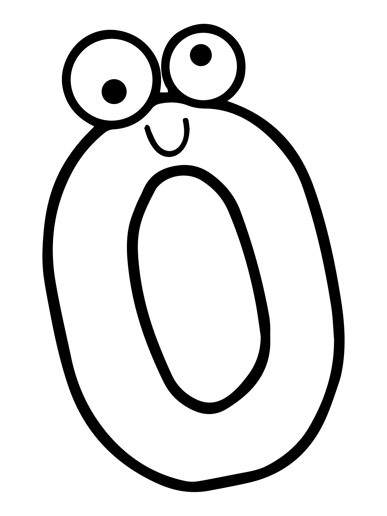 Dibujo de Number Lore 01 para Colorear