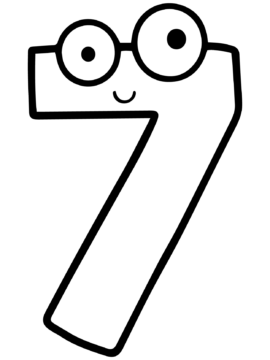 Dibujo de Number Lore 08 para Colorear