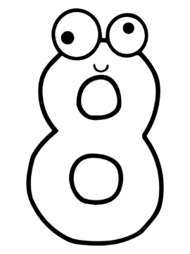 Dibujo de Number Lore 09 para Colorear