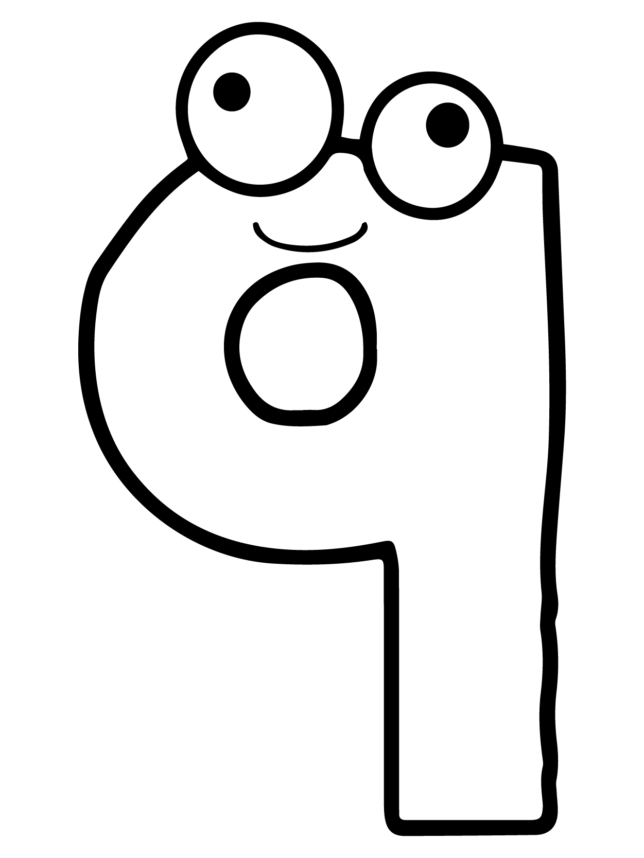 Dibujo de Number Lore 10 para Colorear
