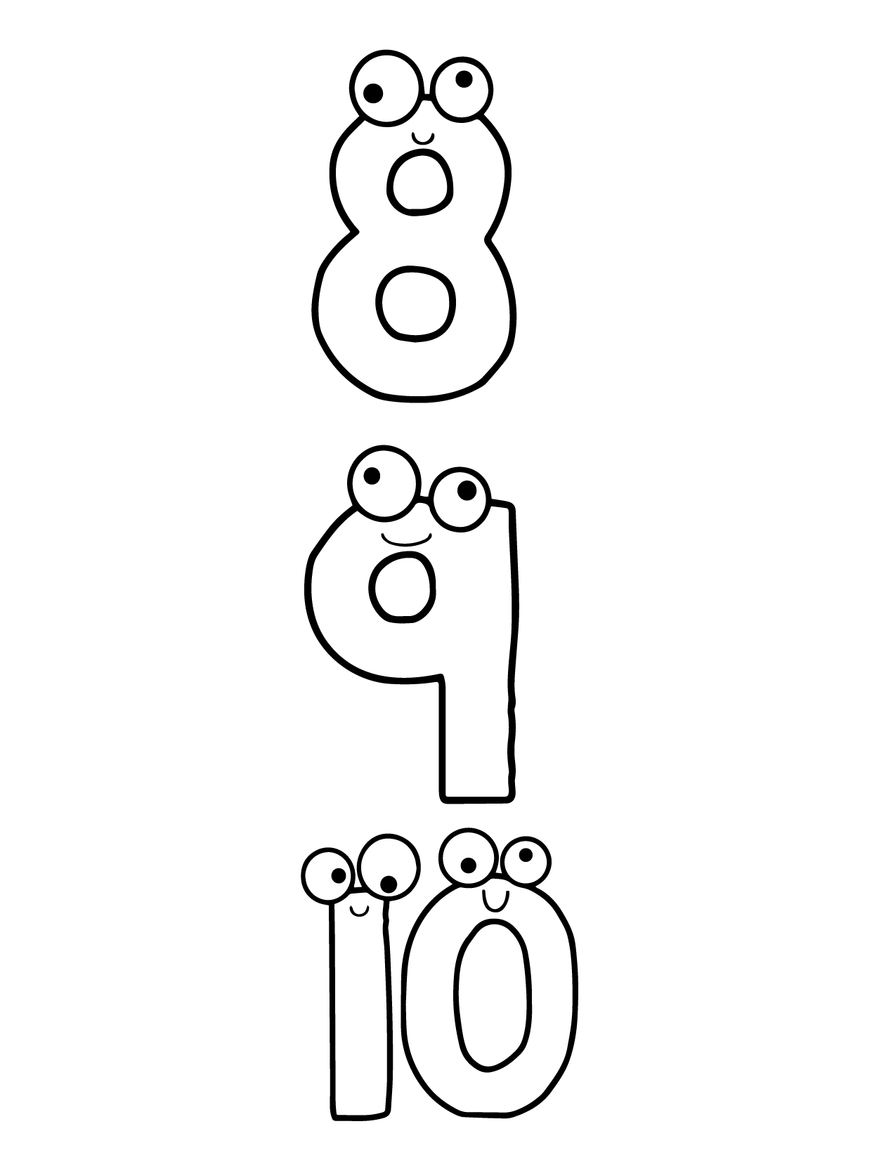 Dibujo de Number Lore 14 para Colorear