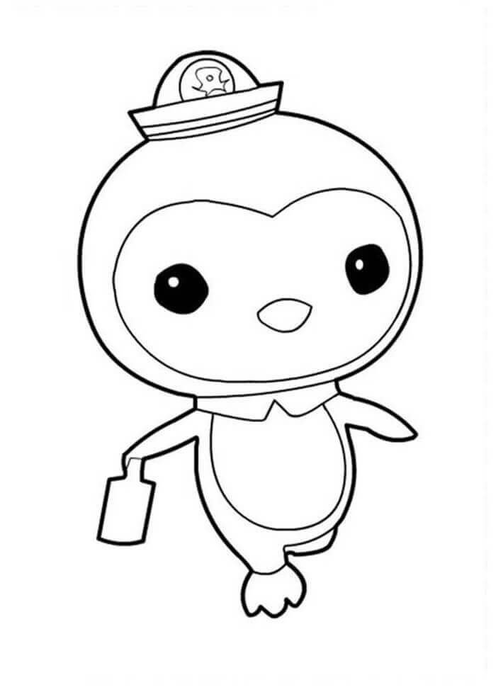 Dibujo de Octonautas de Peso Simple para Colorear