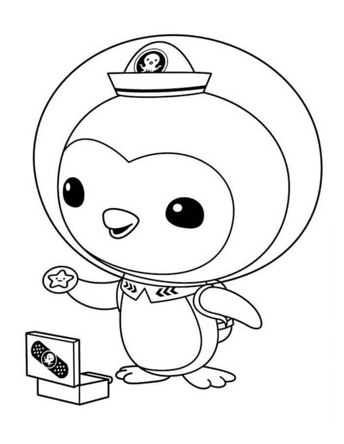 Dibujo de Octonautas de Peso para Colorear