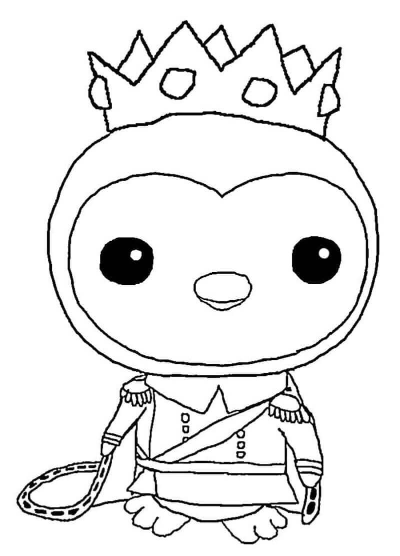 Dibujo de Octonautas del Peso Reina para Colorear