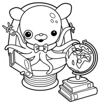 Dibujo de Profesor Inkling Octonauts para Colorear