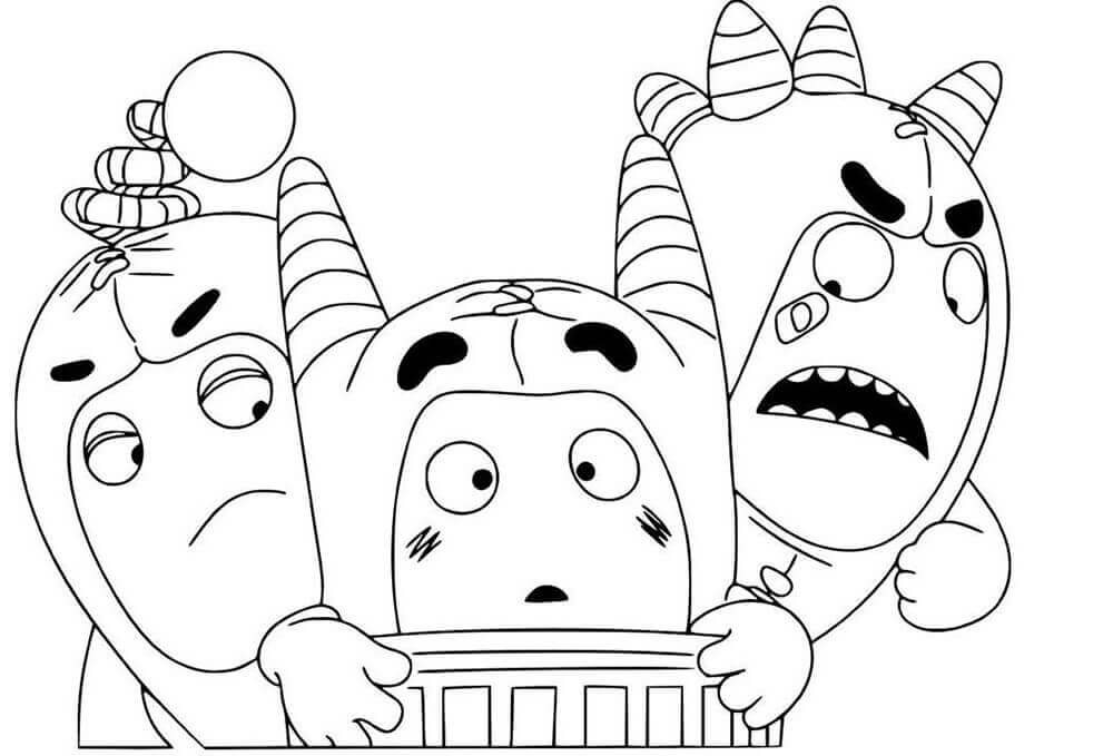 Dibujo de Oddbods 2 para Colorear