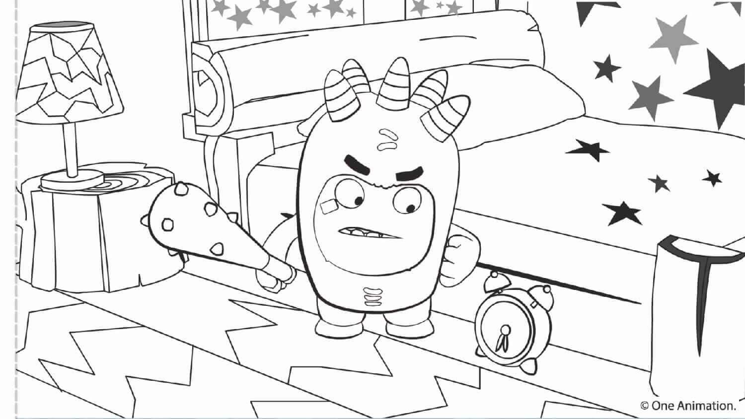 Dibujo de Oddbods 3 para Colorear