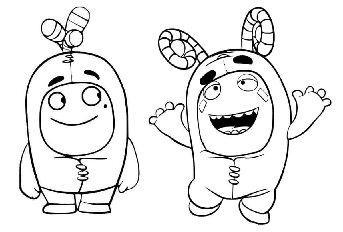 Dibujo de Oddbods 4 para Colorear