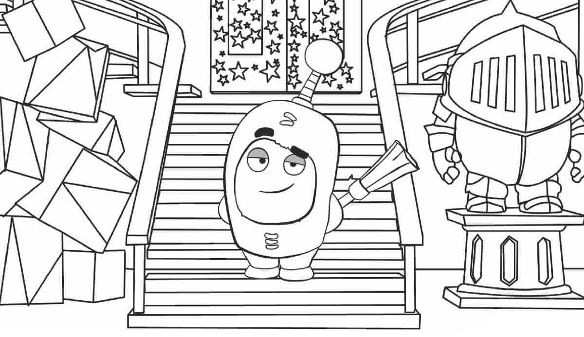 Dibujo de Oddbods 5 para Colorear