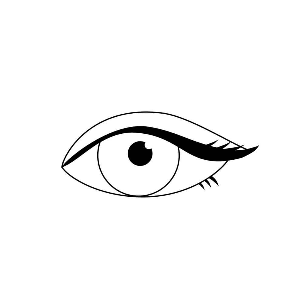 Dibujo de Buena Ojo para Colorear