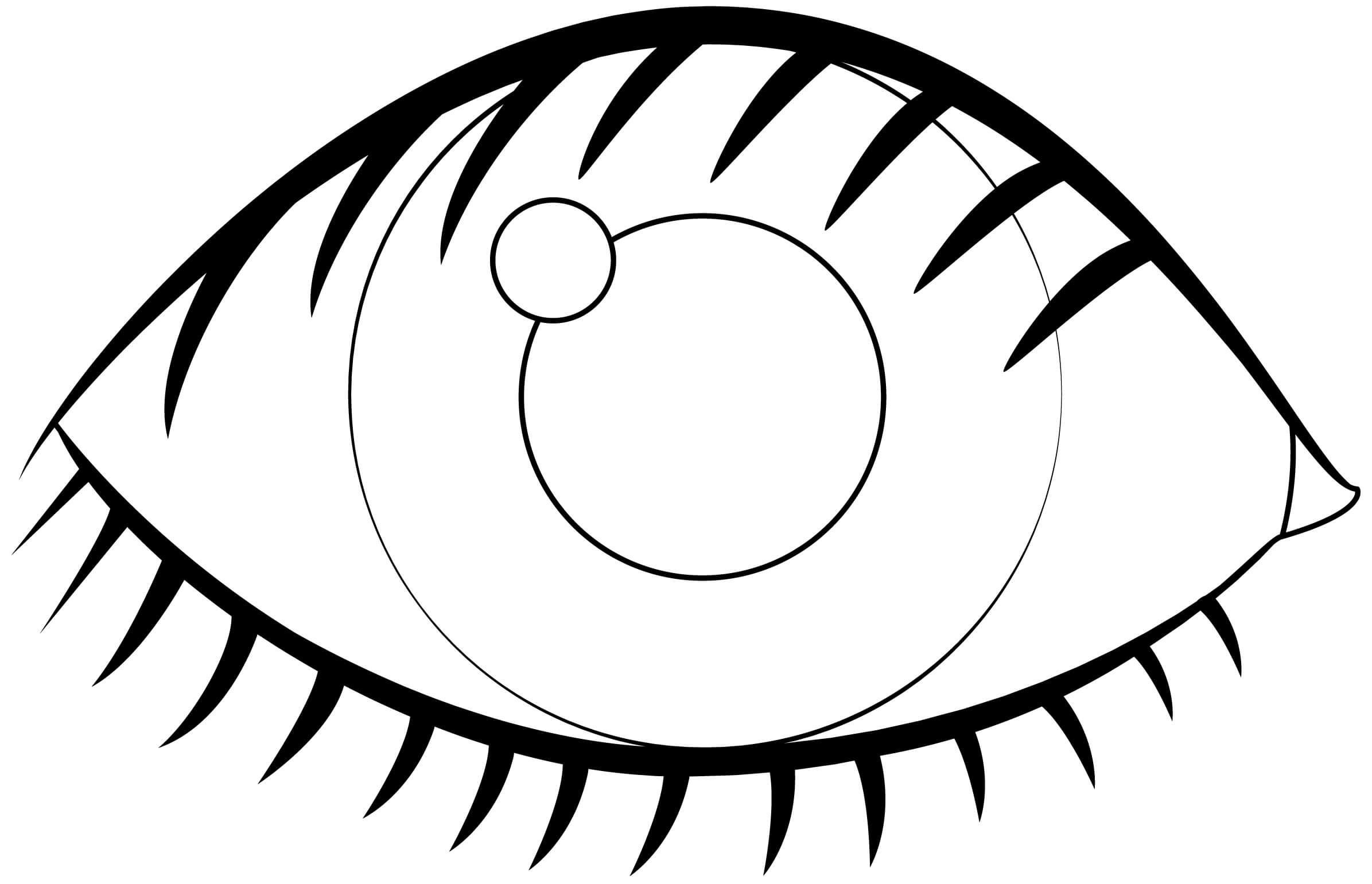 Dibujo de Ojo Increible para Colorear
