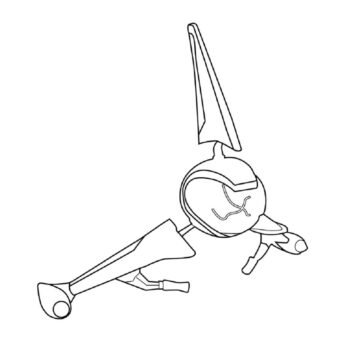 Dibujo de Tormenta Ojo Fortnite para Colorear