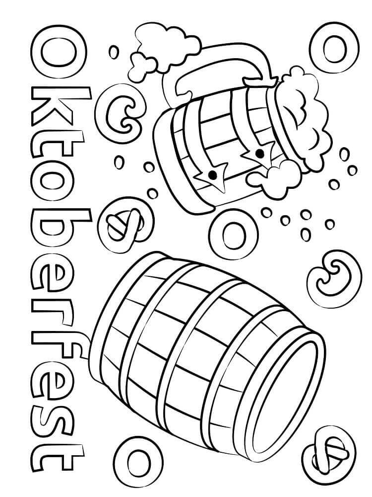 Dibujo de Oktoberfest 3 para Colorear