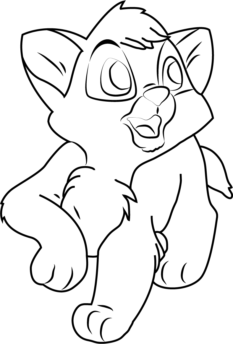 Dibujo de Lindo Oliver para Colorear