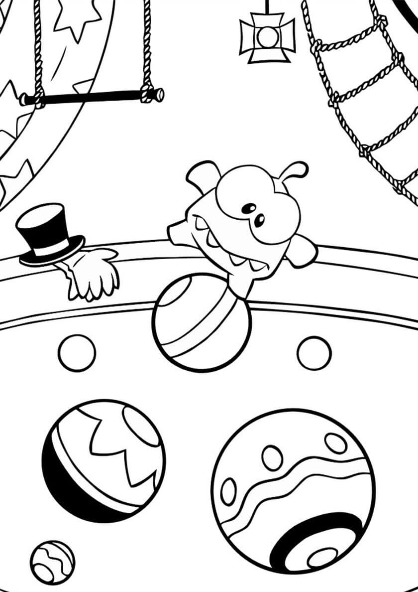 Dibujo de Om Nom 3 para Colorear