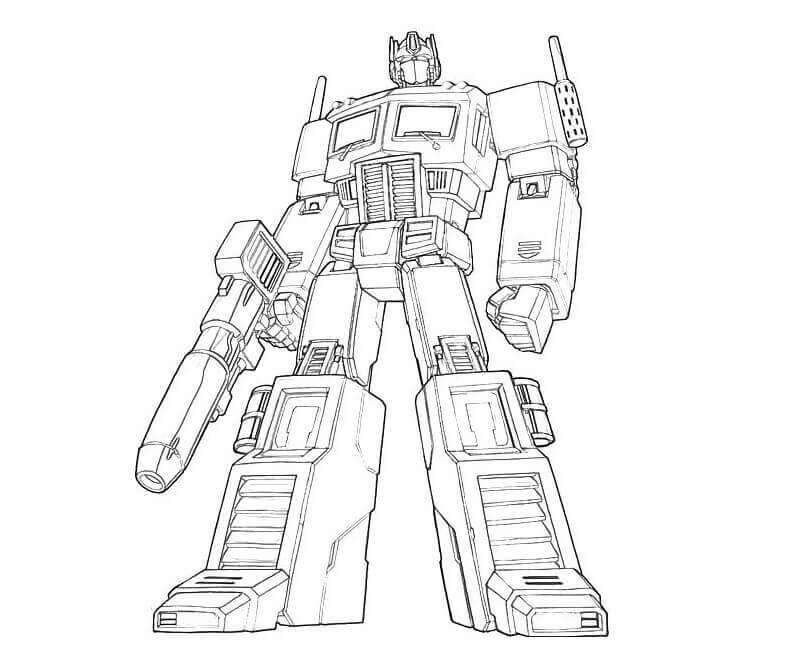 Dibujo de Buen Optimus para Colorear