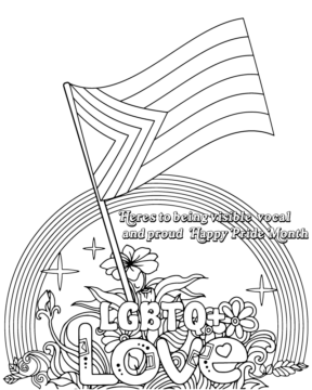 Dibujo de Pride Quotes Coloring Page para Colorear