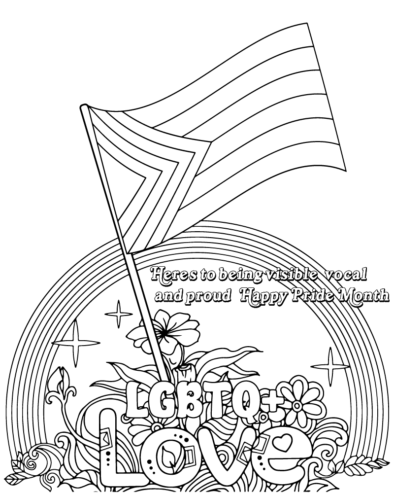 Dibujo de Pride Quotes Coloring Page para Colorear