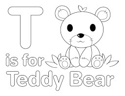 Dibujo de Osito de Peluche bebé para Colorear