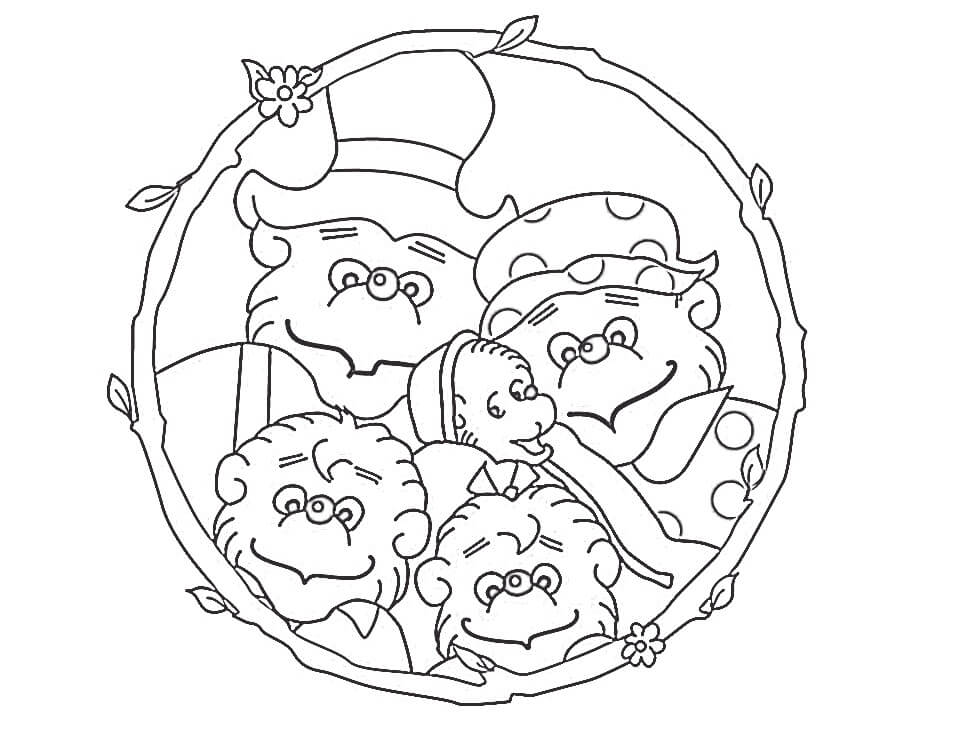 Dibujo de Los Osos Berenstain para Colorear