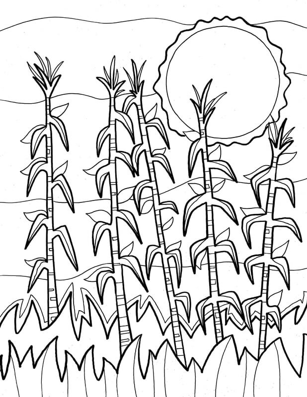 Dibujo de Bonito otoño para Colorear