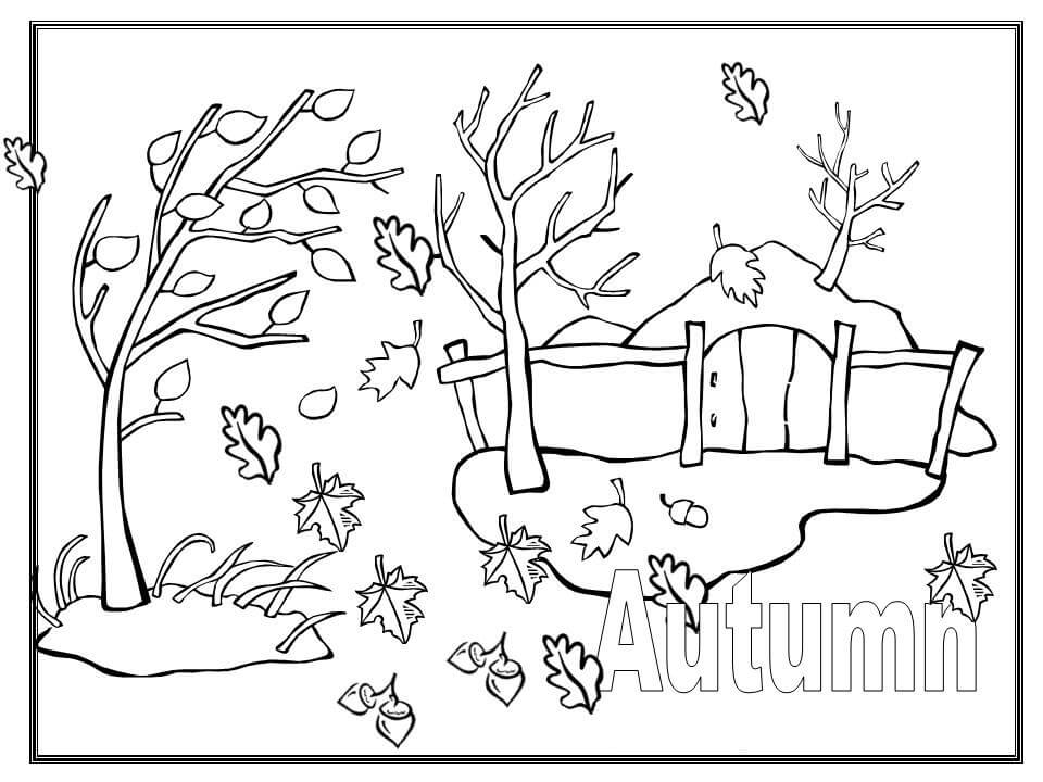 Dibujo de Gran otoño para Colorear