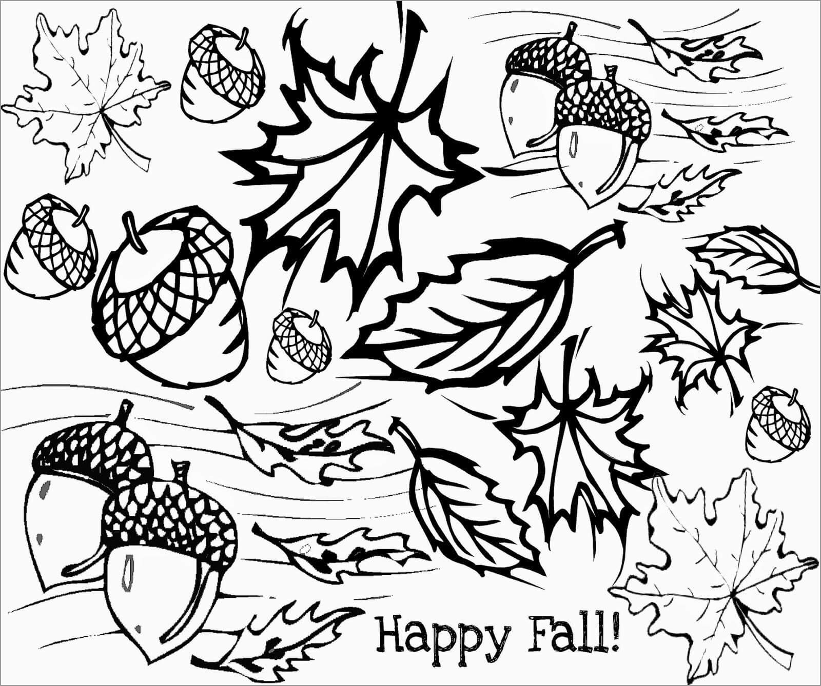 Dibujo de Increible otoño para Colorear
