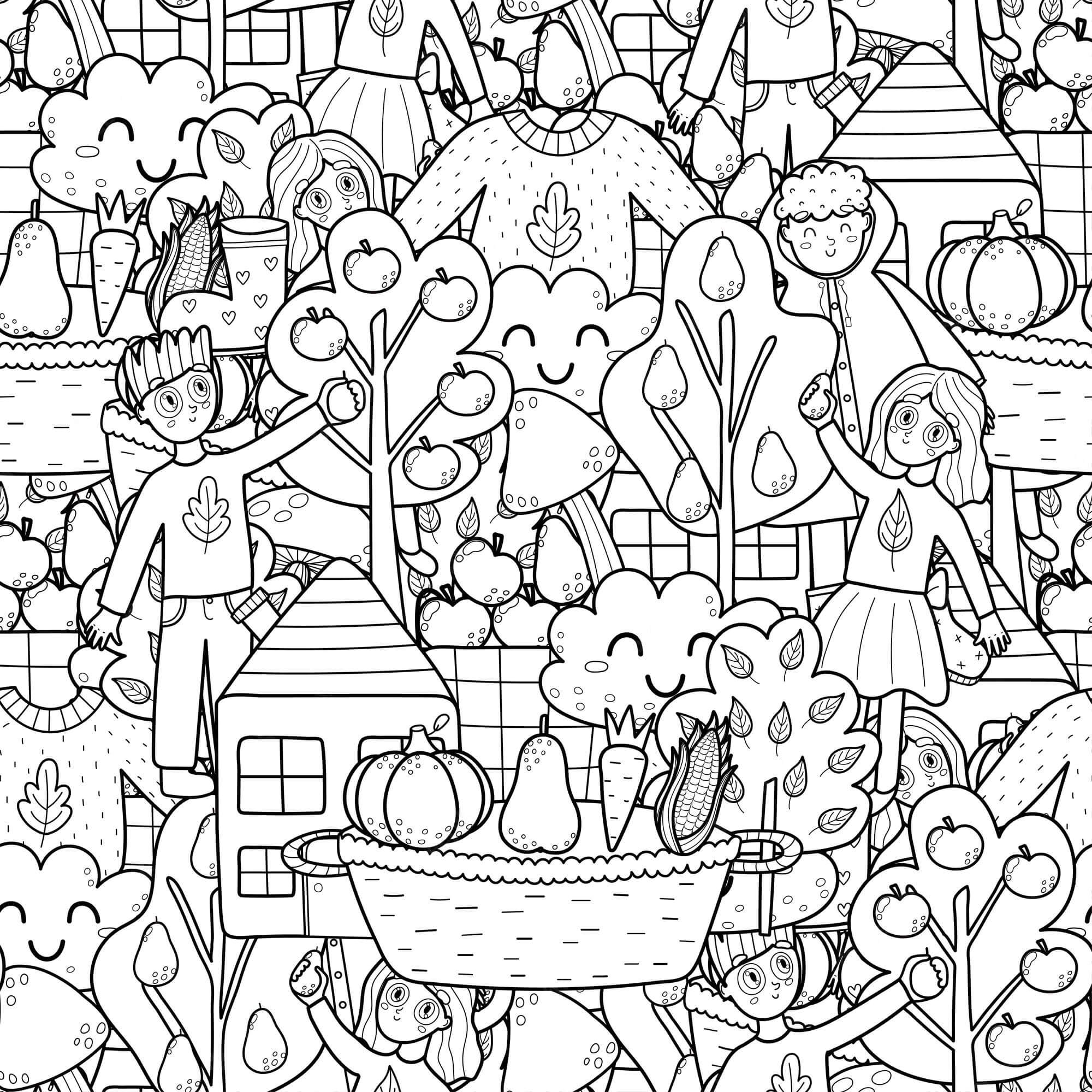 Dibujo de Perfecto otoño para Colorear