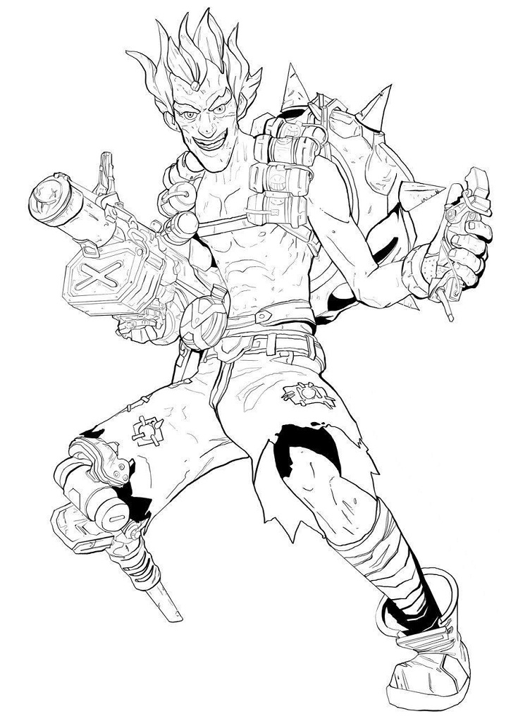 Dibujo de Junkrat para Colorear