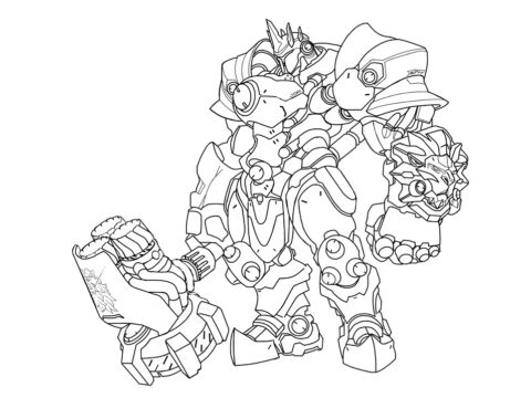 Dibujo de Reinhardt para Colorear
