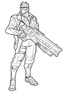 Dibujo de Soldado 76 para Colorear