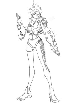 Dibujo de Tracer para Colorear