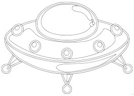 Dibujo de Animados Ovni para Colorear