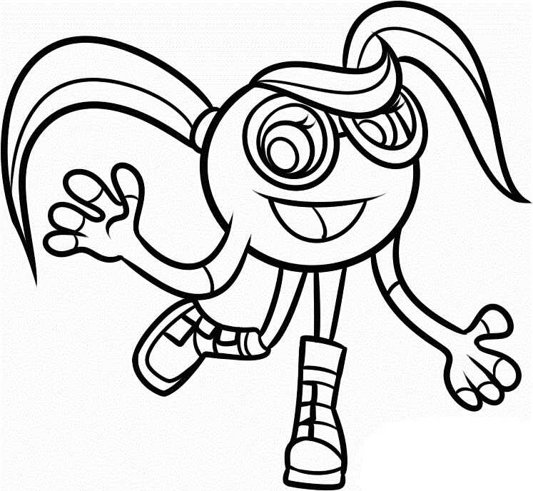 Dibujo de Cilindria Divertida para Colorear