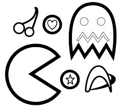 Dibujo de Personaje de Pacman para Colorear