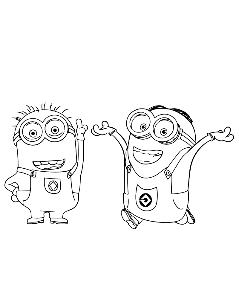 Dibujo de Despicable Me 4 Funny Moments Coloring Pages para Colorear