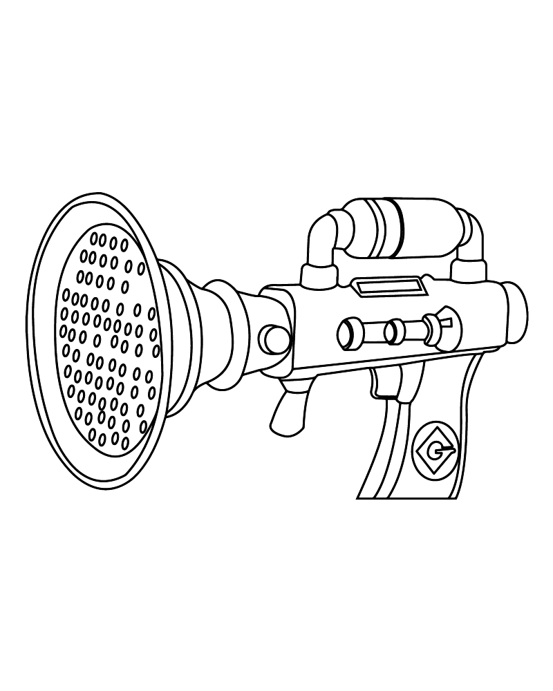 Dibujo de Despicable Me 4 Gadgets Coloring Pages para Colorear