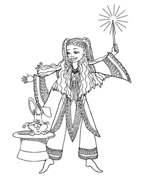 Dibujo de Black Girl Magic Coloring Pages para Colorear
