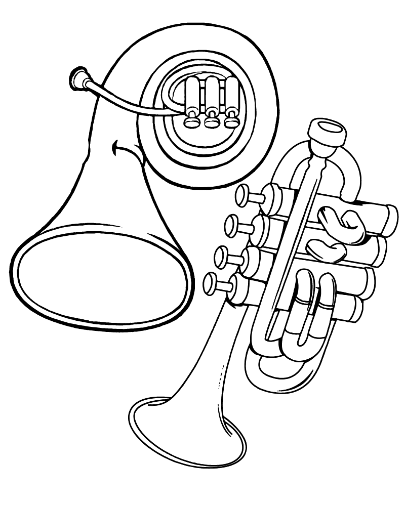 Dibujo de Y2k Trumpets Coloring Page para Colorear