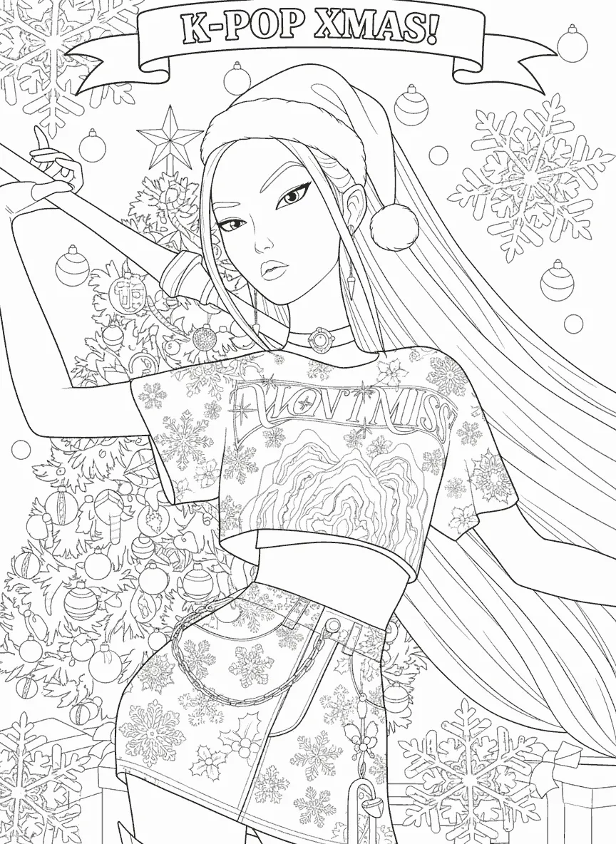 Dibujo de Imgi 4 Mira Christmas Coloring Page para Colorear