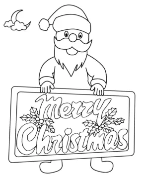 Dibujo de Imgi 9 Preppy Holiday Banner Coloring Page para Colorear