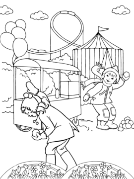 Dibujo de Winter Wonderland Coloring Page 12 1png para Colorear