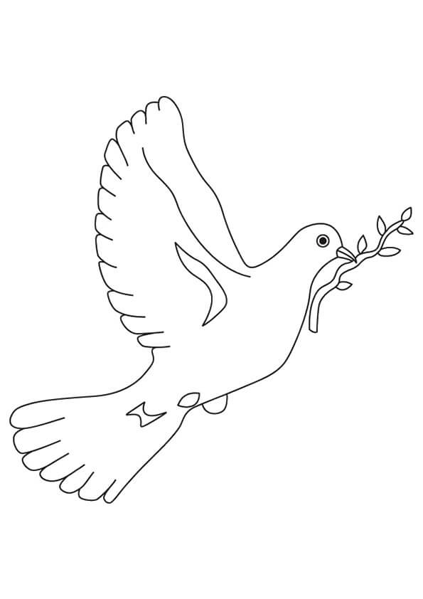 Dibujo de El símbolo de la Paz para Colorear