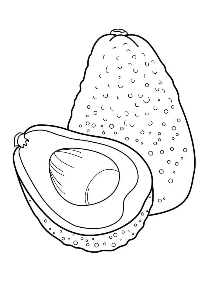 Dibujo de Palta para Colorear