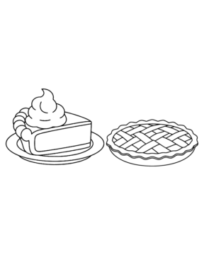 Dibujo de Pumpkin Pie Fun For Children Coloring Page para Colorear
