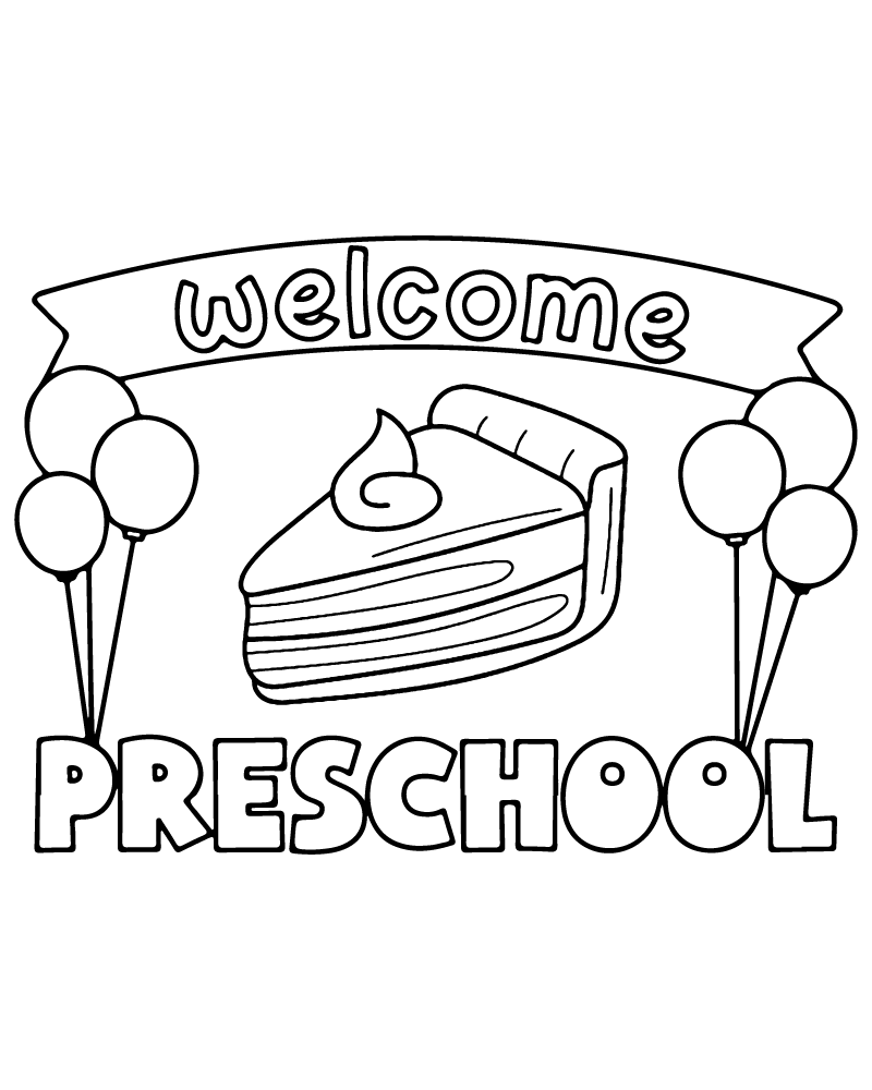 Dibujo de Pumpkin Pie Images To Color For Preschool para Colorear